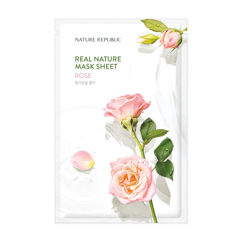 Nature Republic Real Nature Mask Sheet - Rose 23ml