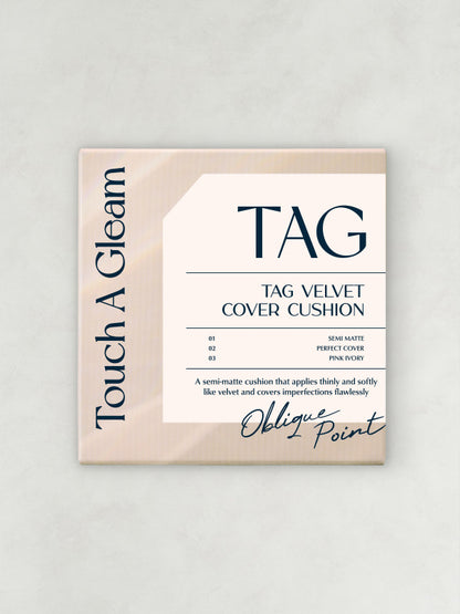 Tag Velvet Cover Cushion - 01 Pale Light 15g