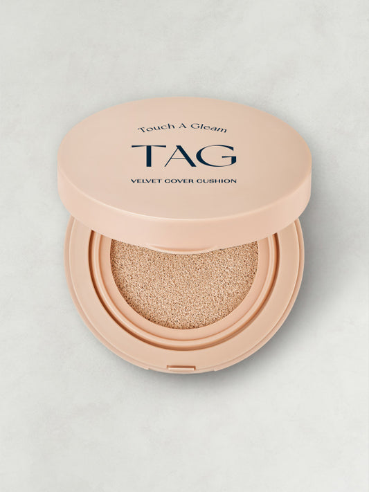 Tag Velvet Cover Cushion - 02 Nude Light 15 g